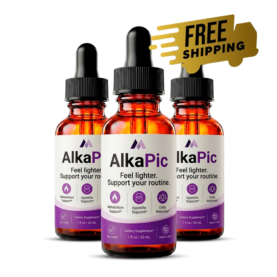 AlkaPic 3 Bottles package